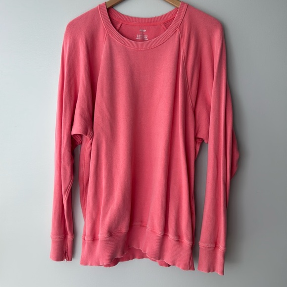 aerie Tops - Aerie Coral Pink Sweatshirt Size Small